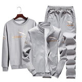 3 Pieces/Set Polyester Fitness Tracksuit